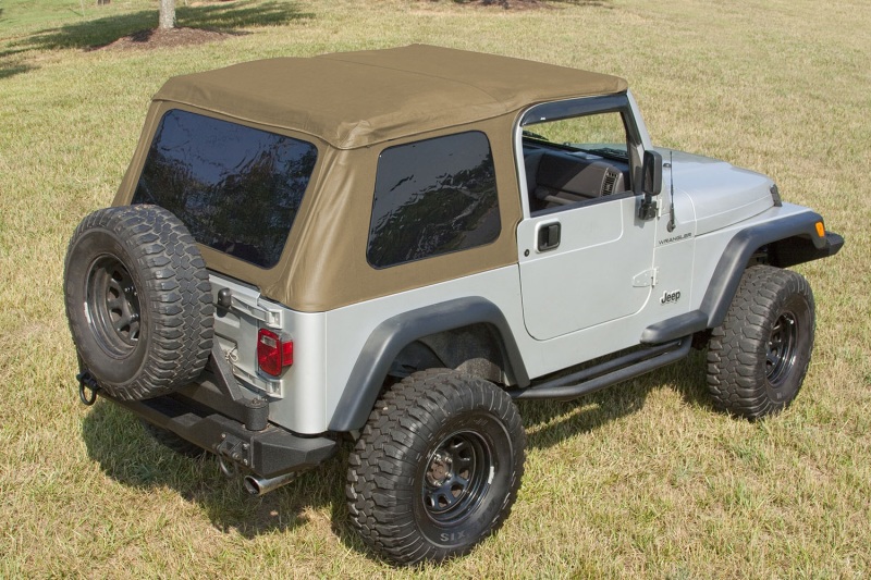 Jeep Wrangler Soft Top - Rugged Ridge - Bowless XHD - Spice - `97-`06